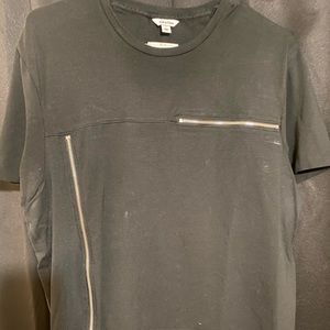 Black zipper calvin klein shirt